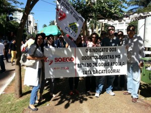 Cirurgiões-dentistas integram mobilização dos servidores da Saúde.
