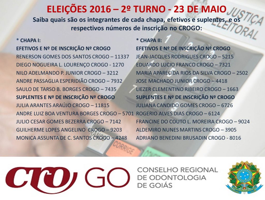 eleies 2016 - 2o_turno