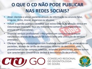 o que o cd no pode usar nas redes sociais 2